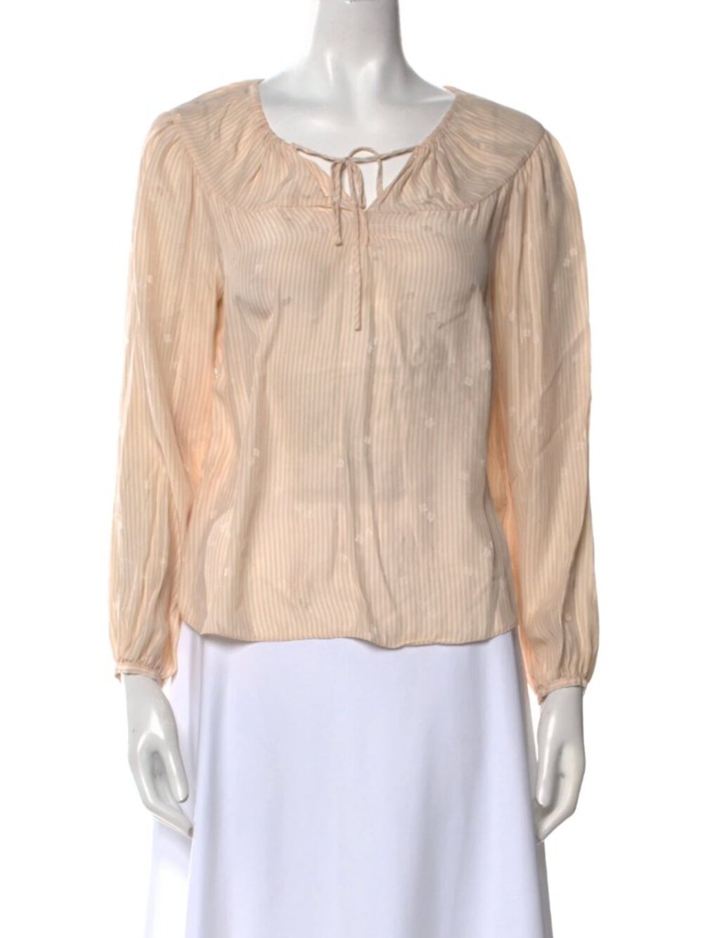 Silk V-neck Blouse